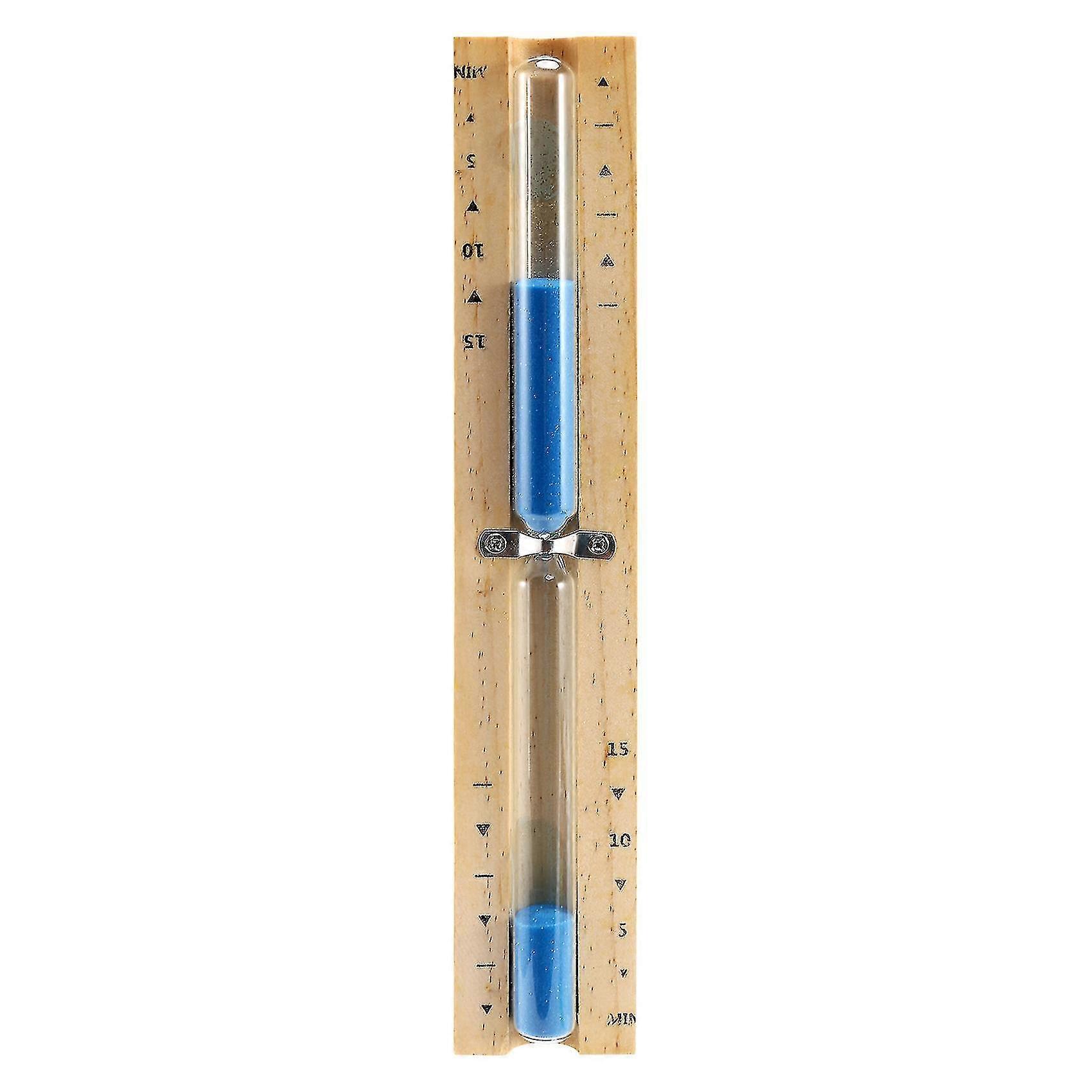 Blue Sauna 15 Minute Rotating Wall Mount Sand Hourglass Timer Countdown Clock