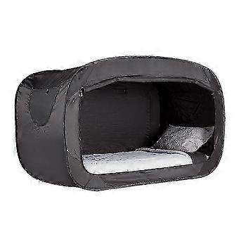 Privacy Pop Bed Tent, Foldable, Fully Enclosed Shading Camping Tent, 190x90x100cm, Black