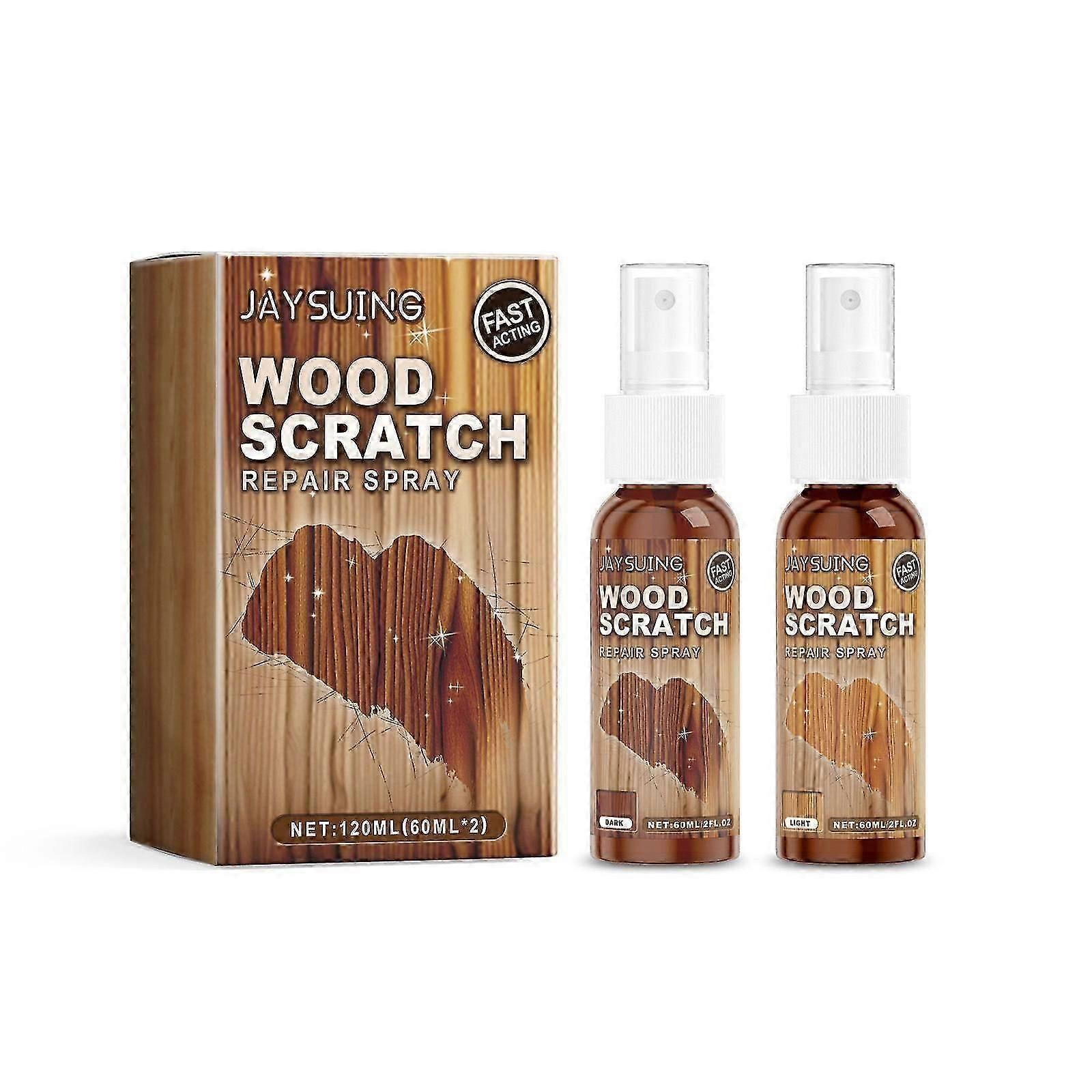 Wood Filler Floor Scratch Paint Repair Floor Scratch Remover Repair Spray Complementary Color Spray Cracks Gouges