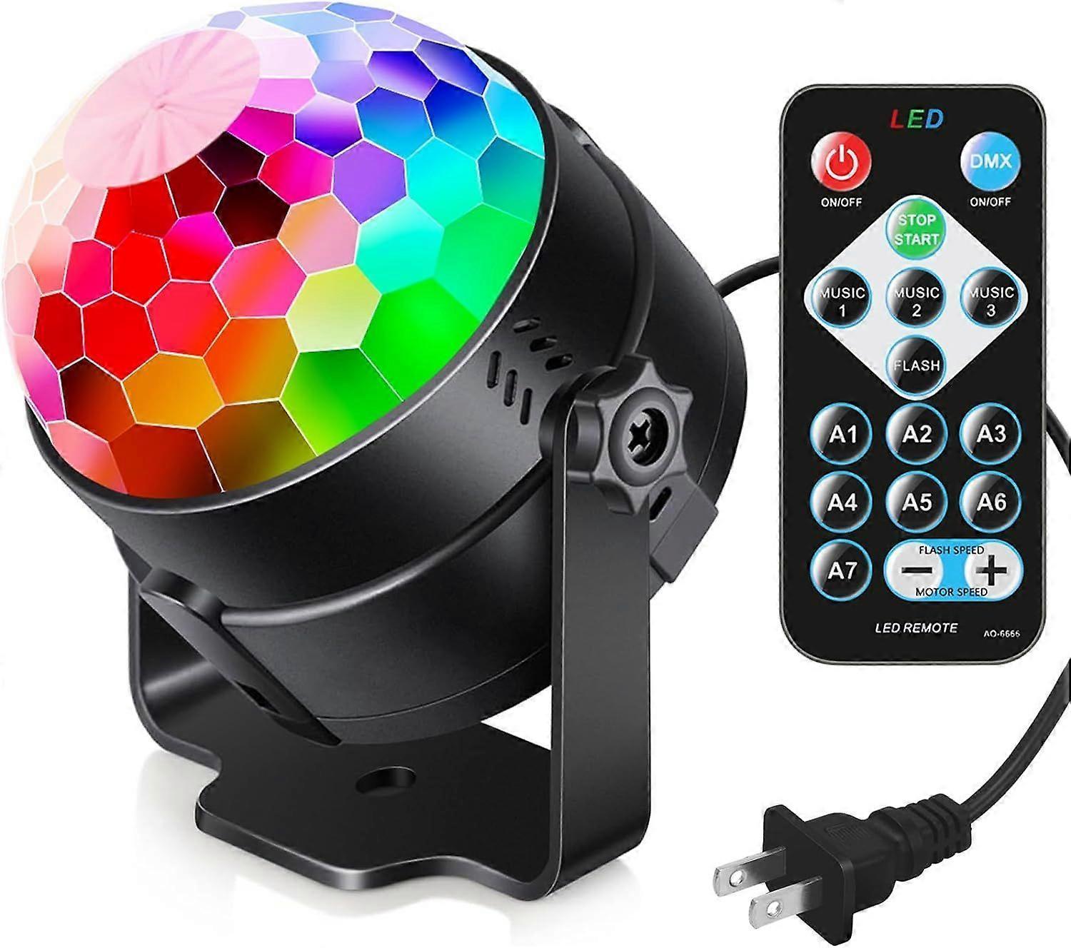 Sound Activated Disco Ball Light
