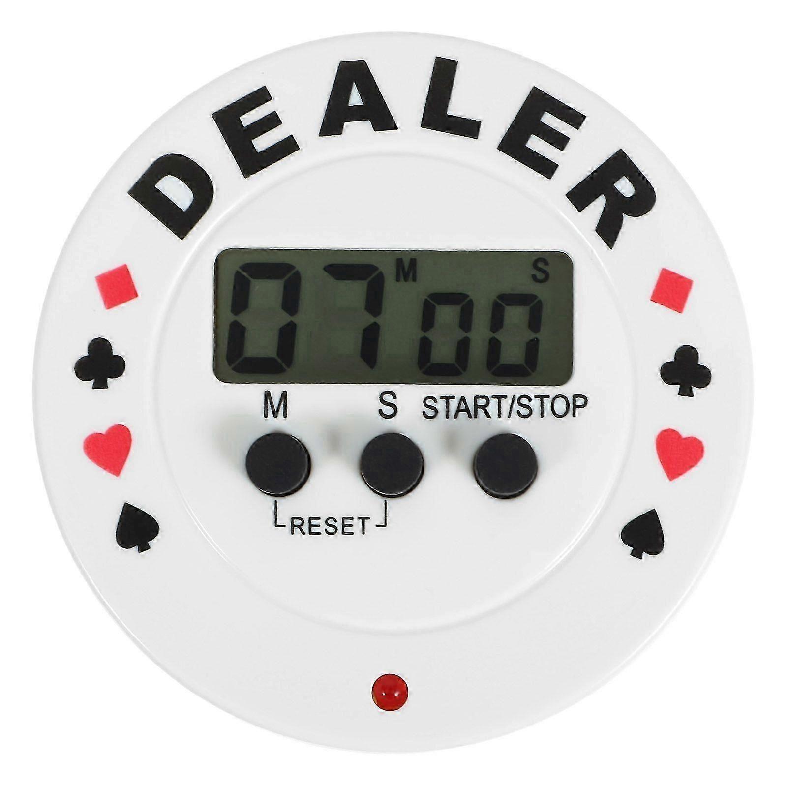 Digital Clock Game Timer Poker Accessory: Countdown Timer Board Game Dealer Spare Part