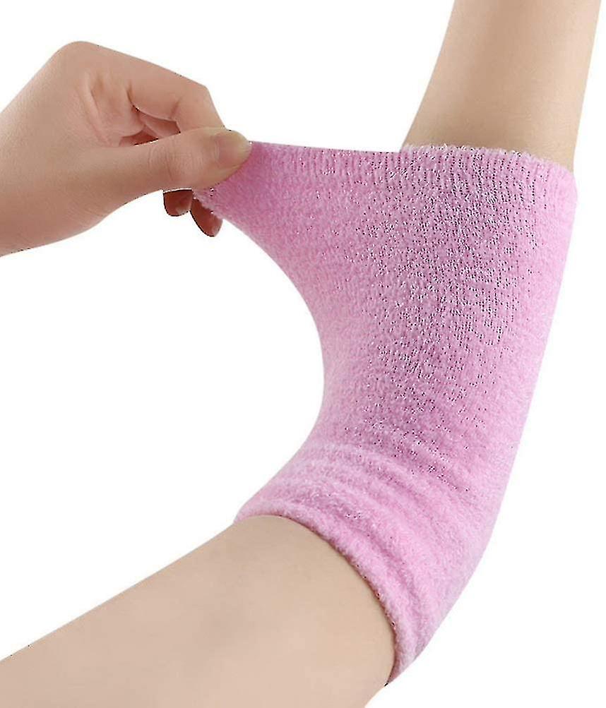 2 Pairs Elbow Gel Cover, Moisturizing Elbow Sleeves, Soft, Breathable Prevent Sunburn