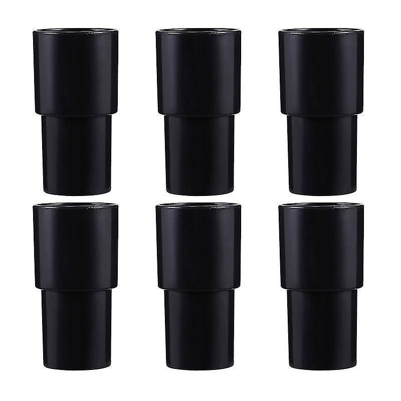 7.5X4x4cmの黒い真空の付属品6pcs普遍的な真空ホースの付属品キット32mmから35mm真空のHo