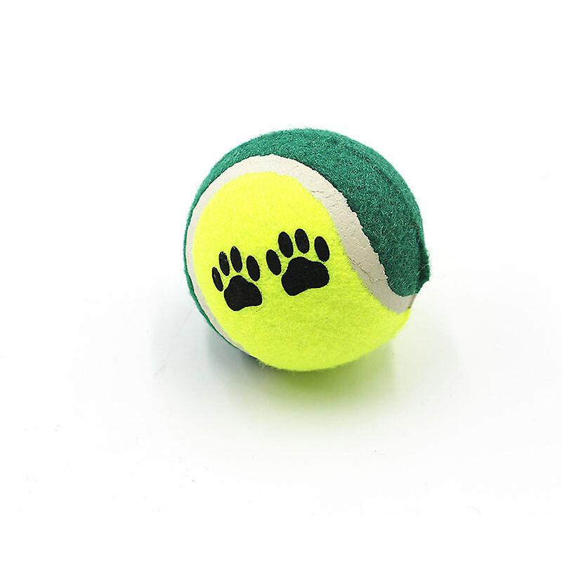 Mini Rubber Cat Tennis Balls,Random Color (3pcs)