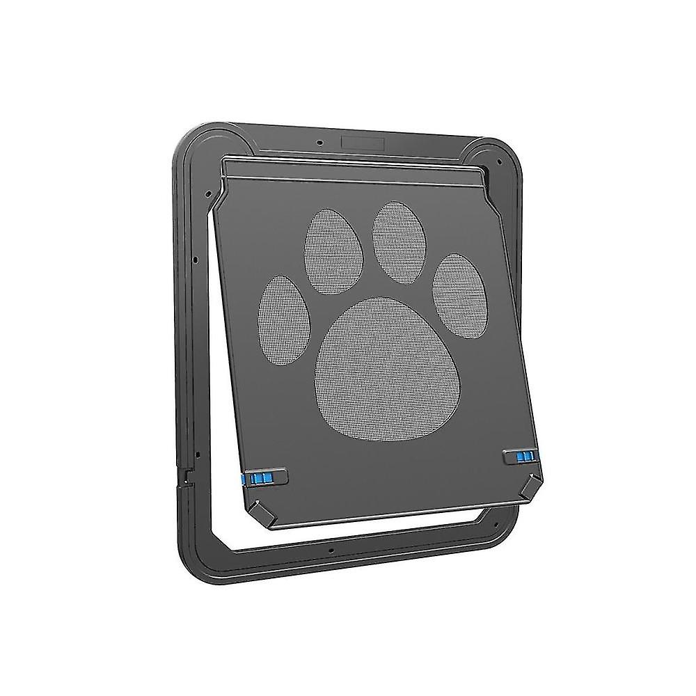 Pet Kitty Dog Door Flap Gate Opener Controlled Entry Electronic Screen Window Protector Wall Mosqui