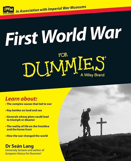 First World War For Dummies by Sean Lang Paperback Book