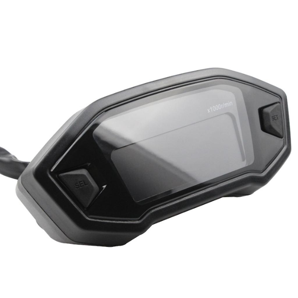 Wearproof Motorcycle Instrument Universal Thermometer Digital Speedometer