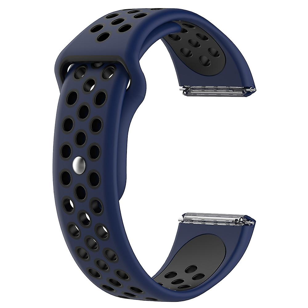 For Fitbit Versa Two-tone Silicone Wrist Strap
