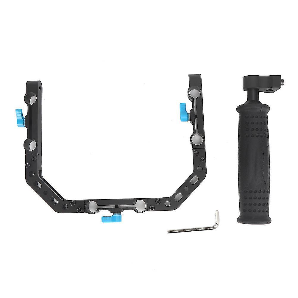 Fotga Dp3000 Black Top Handle C Cage Bracket Support Rig For 15mm Dslr Rod Follow Focus
