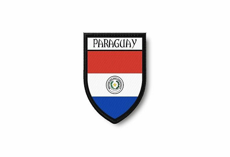 Patch Ecusson Termocollant Bord Brode Flag Prints Paraguay Paraguayan