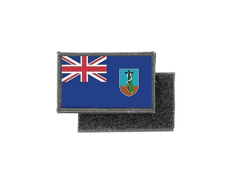 Patch ecusson prints flag badge montserrat island