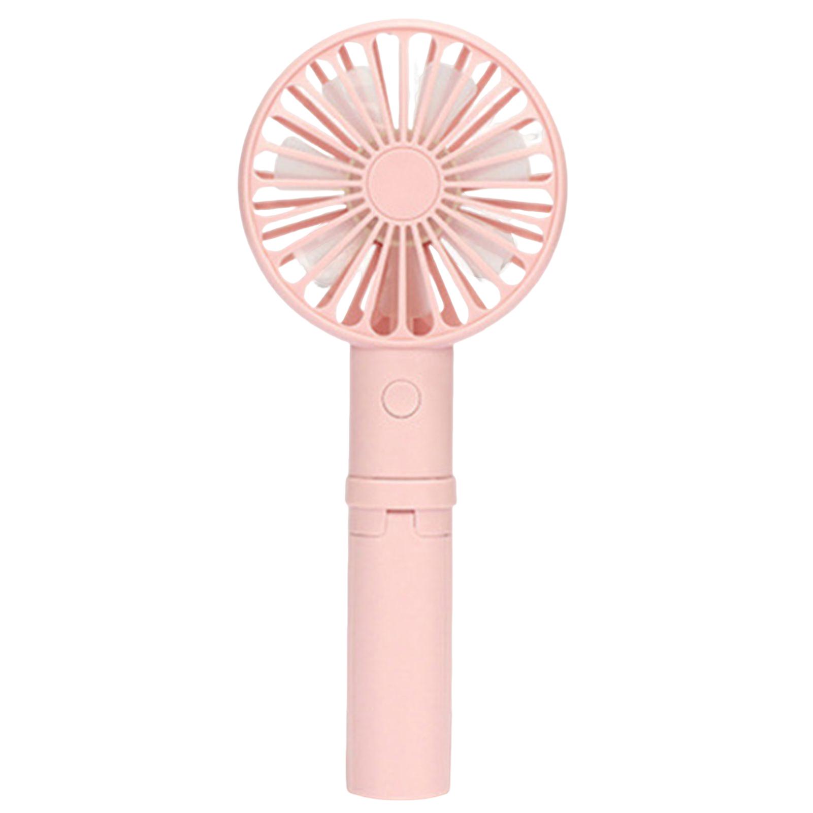 Hand Held Folding Tripod Fan Battery Operated 3 Speed Desktop Table Fan For Home Outdoor Hot Summer