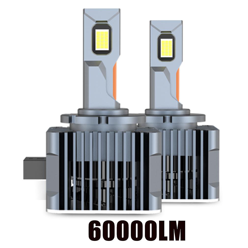 60000lm-d1s D2s D3s D4s D5s D8s Led Car Headlights Hid D1r D2r D3r D4r D5r D8r Bulbs 90000lm Turbo Lamp Canbus 6500k Automobile 12v