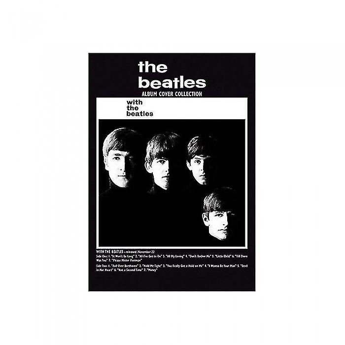 Beatles s pohlednicí alba Beatles