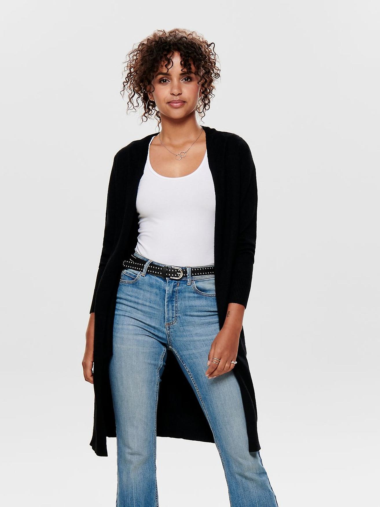 JDY Damen Strickjacke Langarm Cardigan Unifarben Weste Jacqueline de Yong