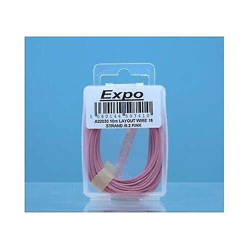 Expotools A22030 10 米粉色卷 18/0.1mm 电缆 适用于多种秤 工具秤模型