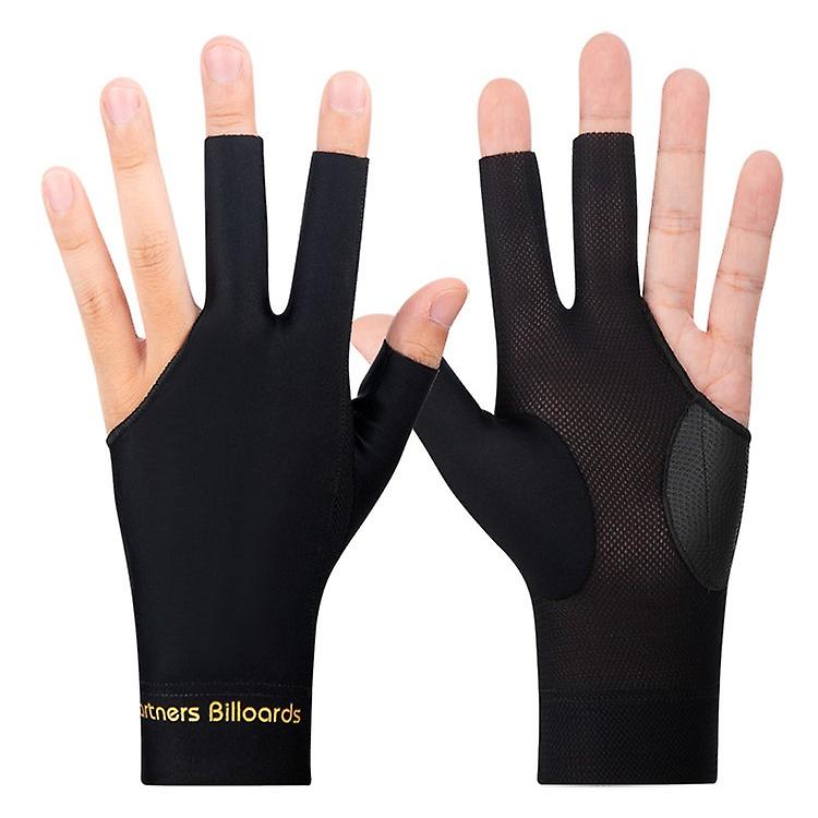 Three Fingers Billiard Glove Snooker Cue Professional 4 Colors Left glove