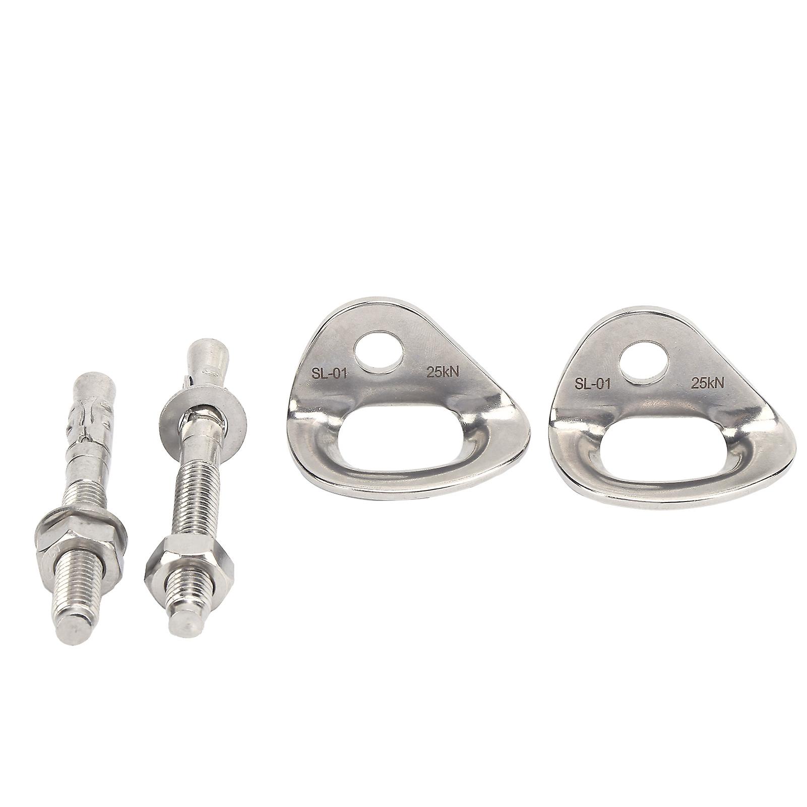 2 Pack Stainless Steel Climbing Holds, Durable, Sturdy, Smooth and Practical