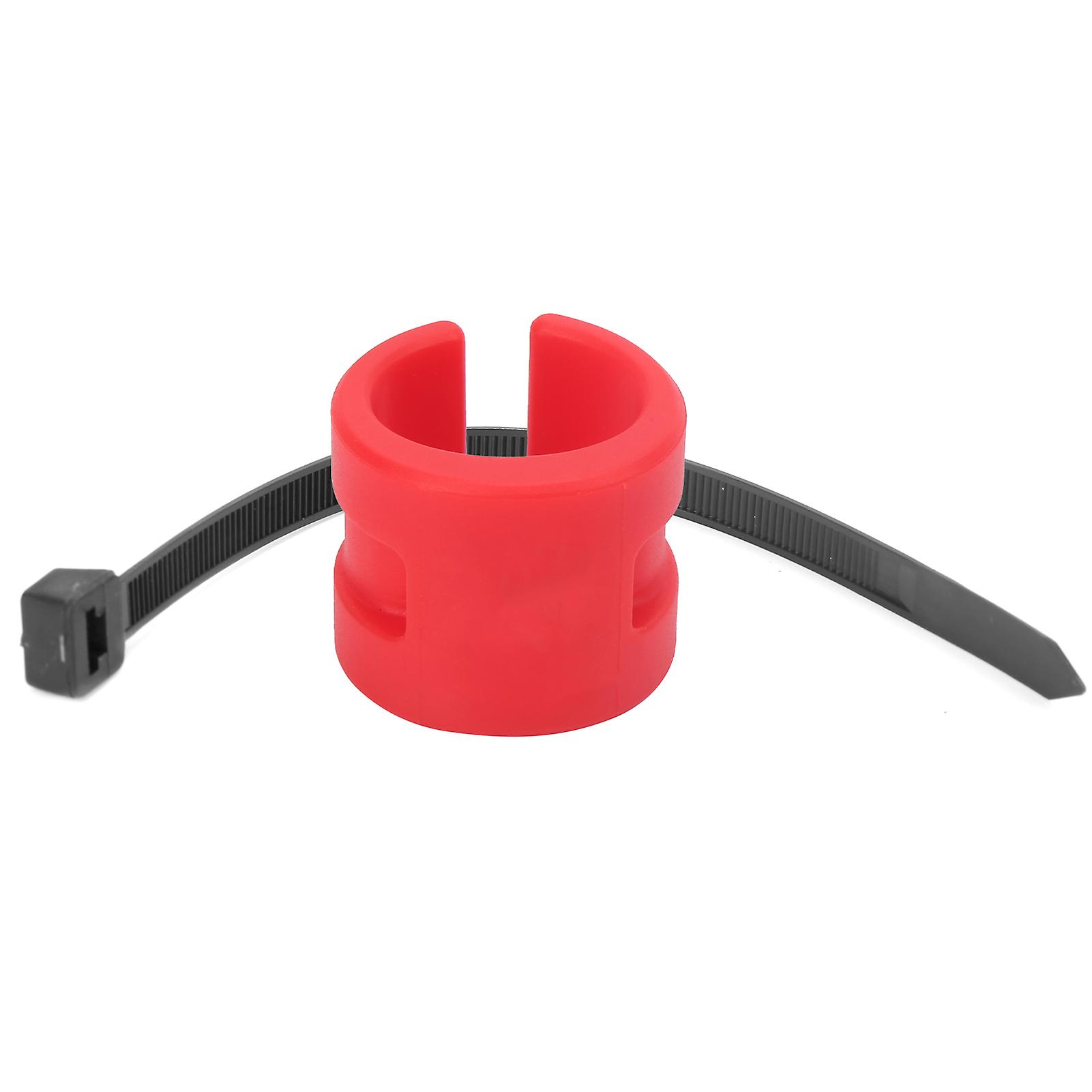 Bicycle Chainstay Protector Rubber Chain Guard Ring Bike Frame Front Fork Protector CoverRed