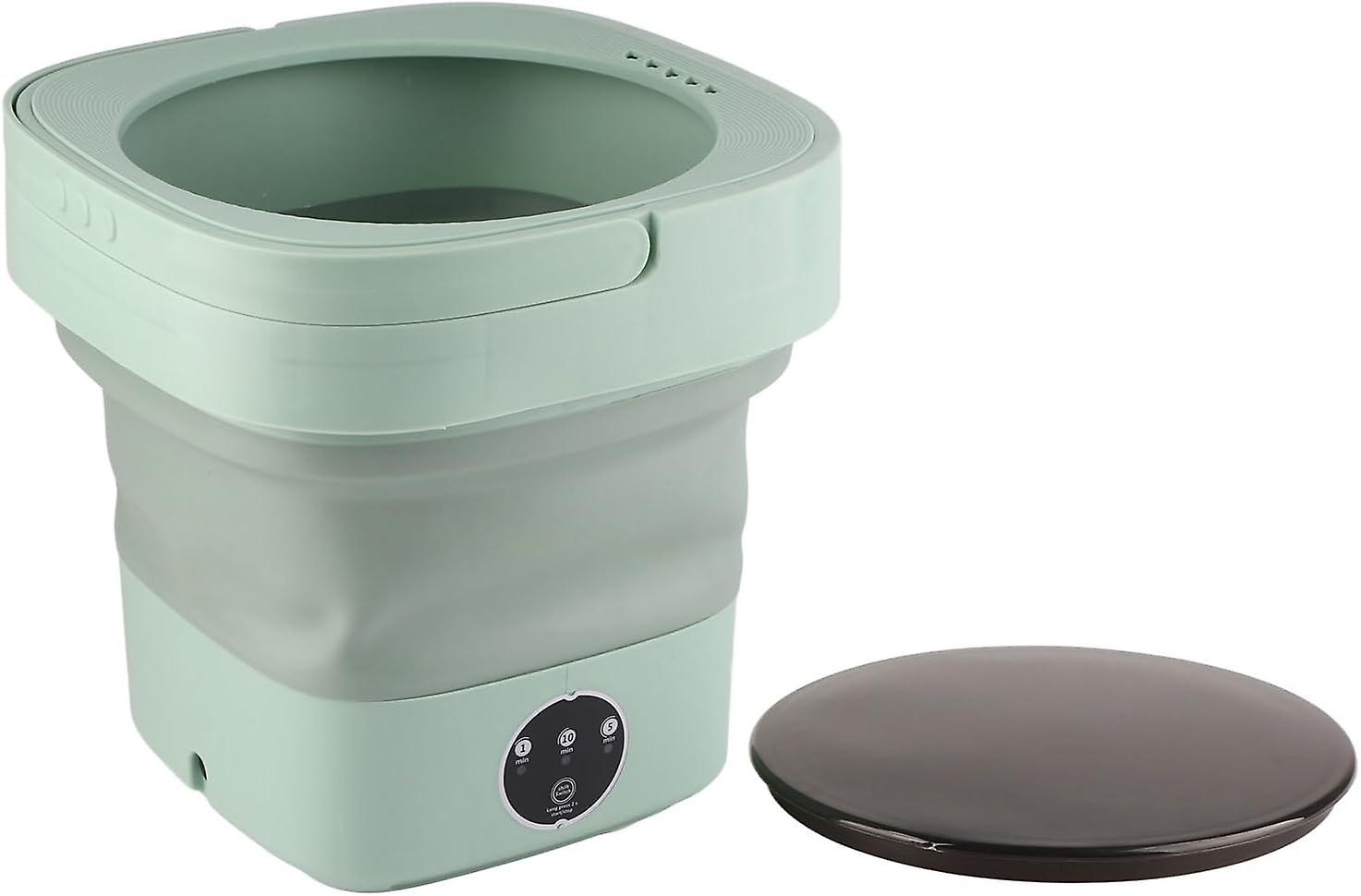 Portable Washing Machine, Mini Foldable Washer 6.5L High Capacity with 3 Modes Deep for Underwear or