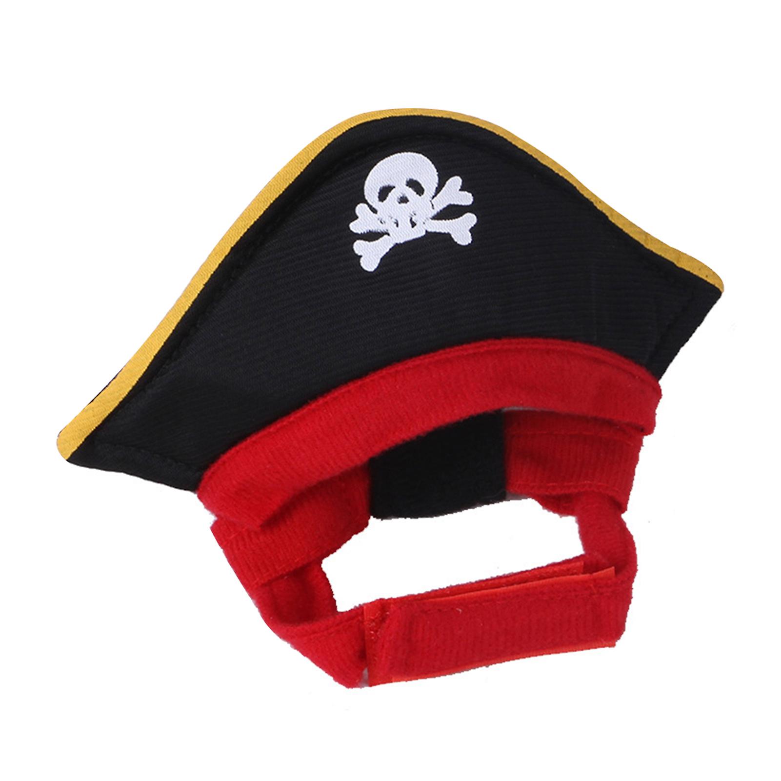 Pirate Shape Hat Adjustable Design for Pets Wearing