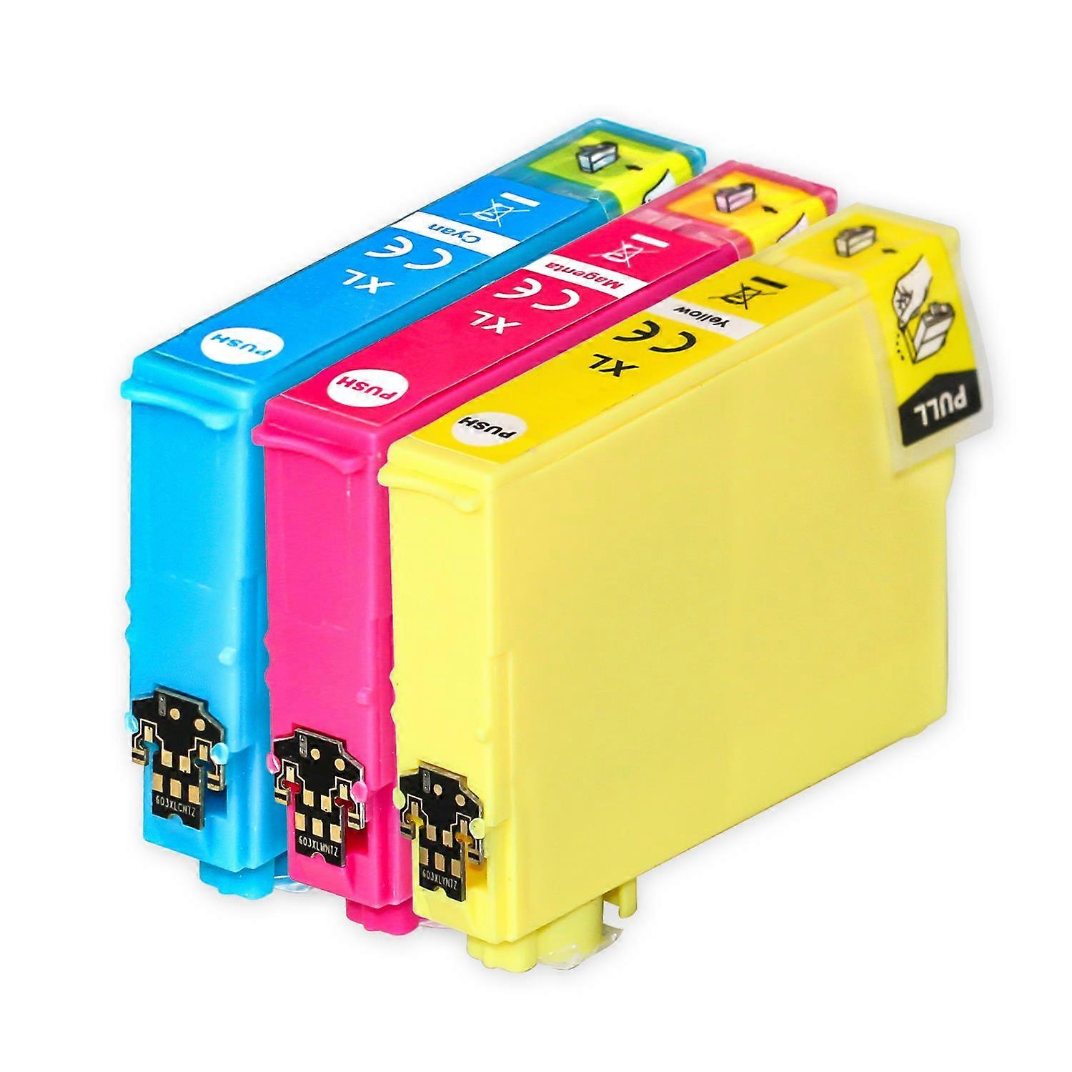 1 Set of 3 Ink Cartridges to replace Epson T1306 C/M/Y Compatible/non-OEM from Go Inks (3 Inks)