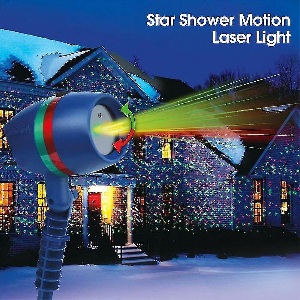 ガーデンライトスタークリスマスプロジェクタームリング照明LEDカラーグリーンレッドパーティーデコレーションスターシャワーモーションレーザーライトハイ
