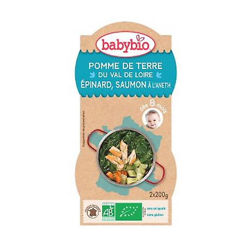 Organic Salmon Spinach Menu (from 8 Months) 2 units of 200g