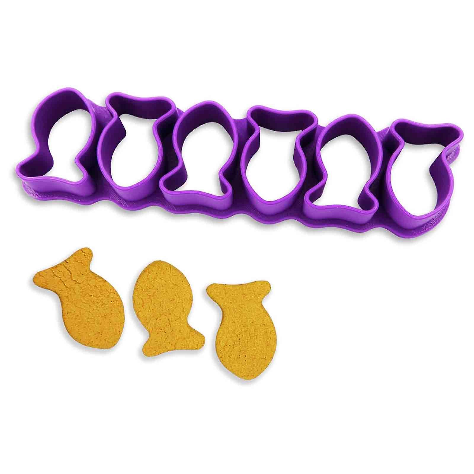 Mini Goldfish Cookie Cutter Set,Fish Shaped Treats Baking Mold for Fondant,100% New