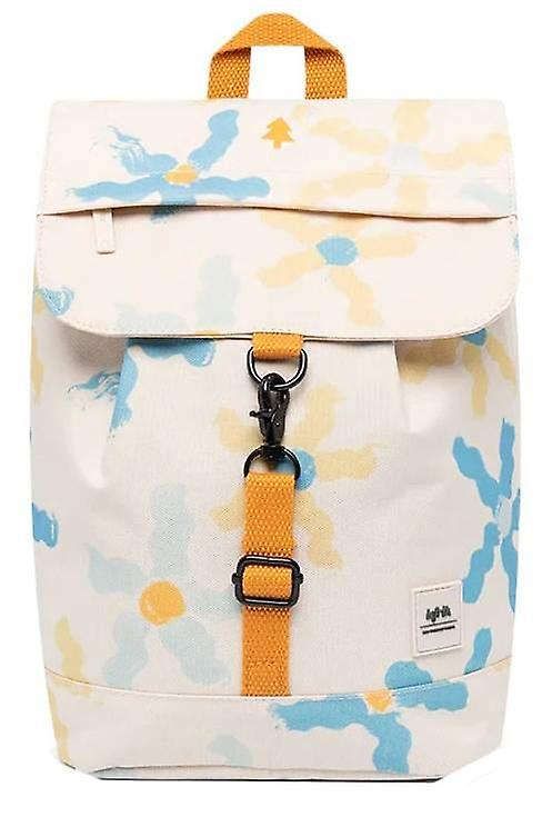 Lefrik Scout Mini Daisy Backpack - Cream/Blue/Yellow