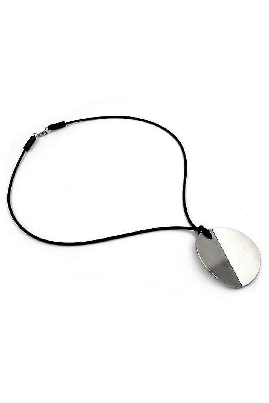 Necklace Disk Stainless Steel 50cm - Gl07836