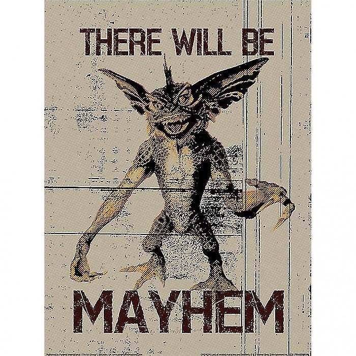 Gremlins Mayhem Paper Print