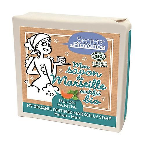 Organic Marseille soap Melon / Mint 100 g