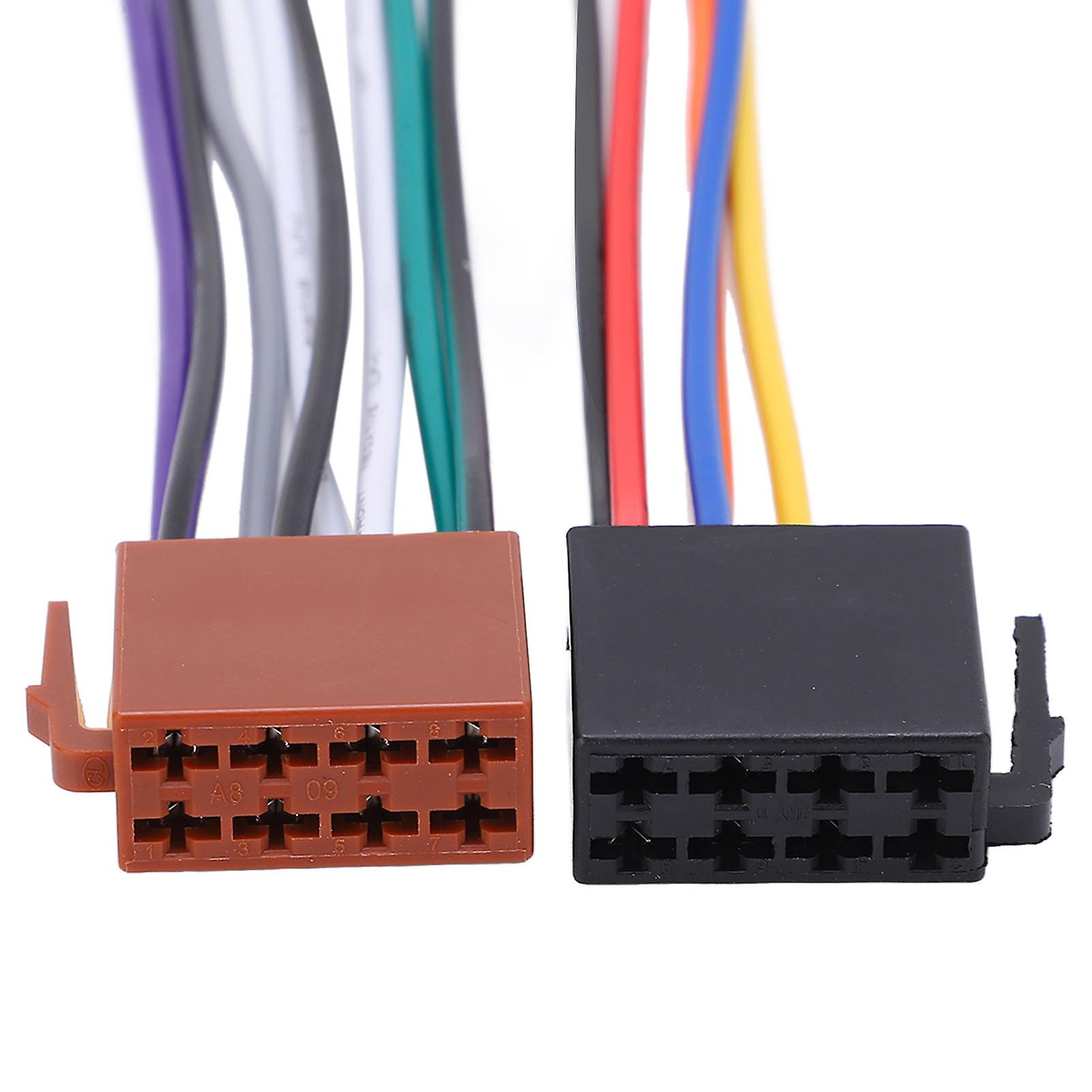 Car Stereo Radio Harness ISO Wire Harness Connector Adapter Replacement for Civic Accord Jazz CRV Odyssey Insight
