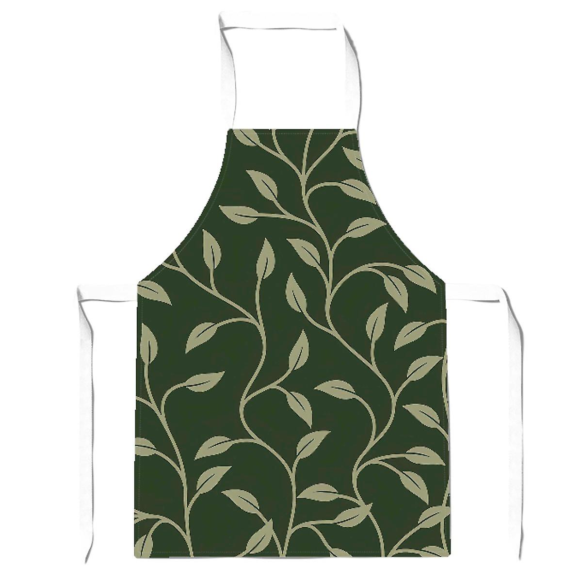 Green Shrub With Leaves Apron