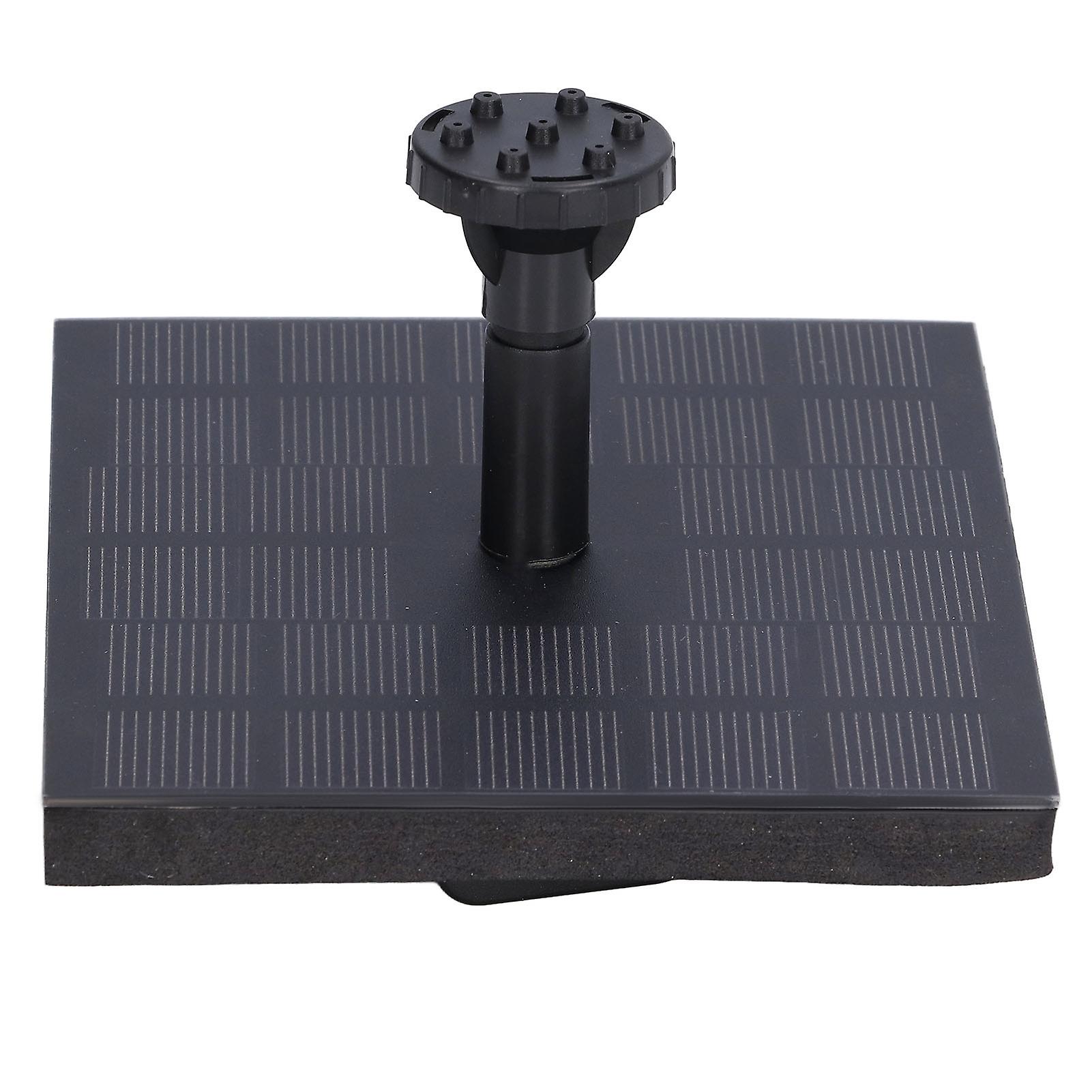 Solar Water Pump Monocrystalline Silicon Square Floating Outdoor Waterscape Fountain 7V 1.4W