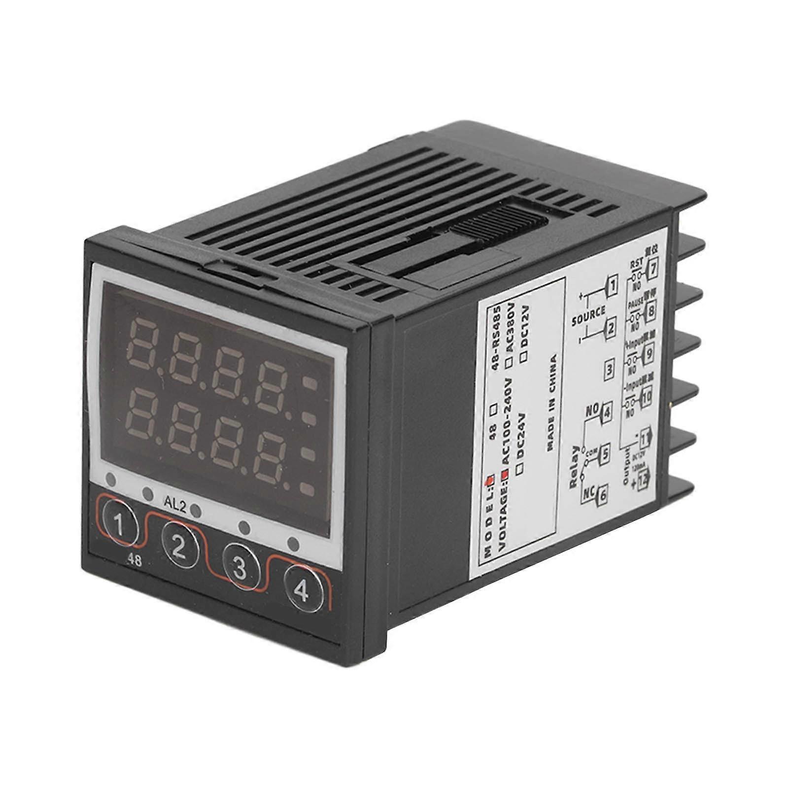 BERM Digital Timer Counter Multi Function Industrial Assembly Line Measuring Device 100‑240VAC 