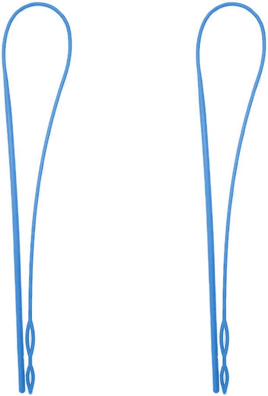 2 Pcs Plastic Flexible Drawstring Threader,27.5cm/10.8in Hoodie String Threader Drawstring Replacement Quick & Easy Drawstring Threader Tool for Swea