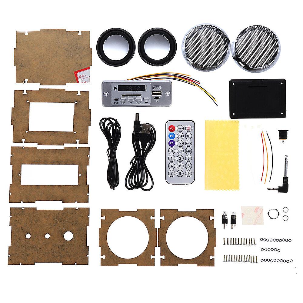 Diy Multi-function Wireless Bluetooth Audio Electronic Kit Radio Amplifier Audio Production Kit