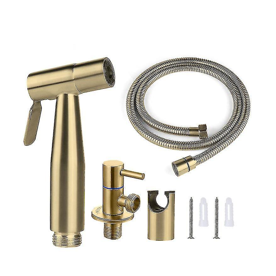 مرفق مرحاض بخاخ باليد ، طقم بخاخ بيديت من الفولاذ المقاوم للصدأ للمرحاض