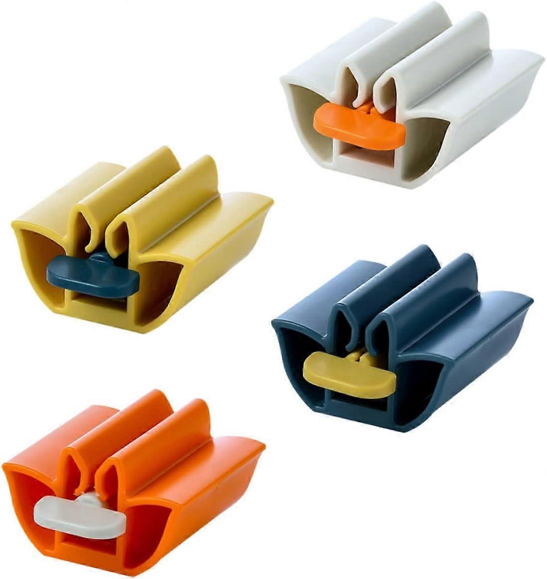 4 Pieces Toothpaste Squeezer Rotating Toothpaste Dispenser Toothpaste Dispenser