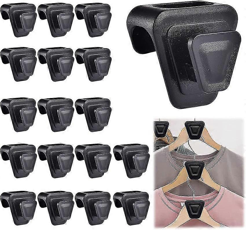 18 Pack Clothes Storage Hooks - Space Saving Closet Organizer With Extension