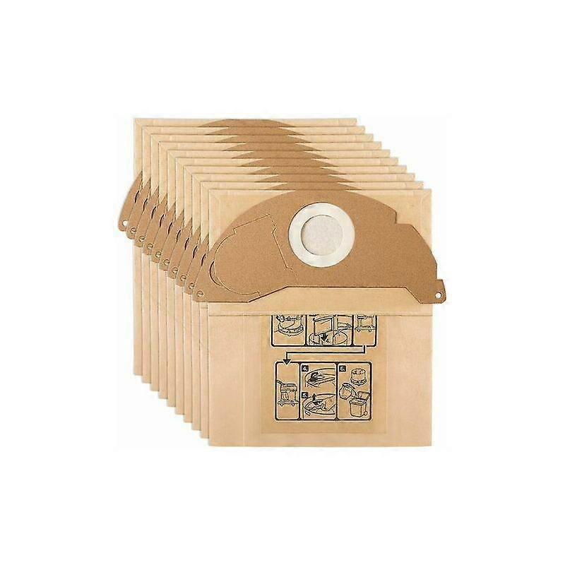 Filtre de remplacement pour aspirateur 10 sacs karcher wd2 mv2 6.904 - 322.0 wd2250 a2004 a2054