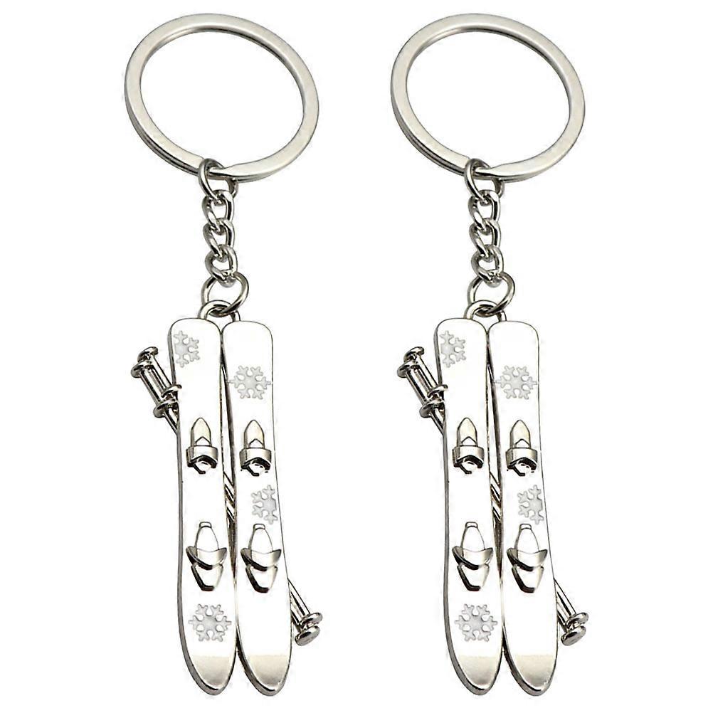 2Pcs Multi-function Key Chains Portable Keychain Pendants Delicate Keychain Decors