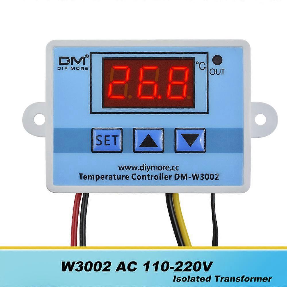 W3002 12v 24v 110v 220v Professional Digital Led Temperature Controller 10a Thermostat Regulator Control Switch W3002