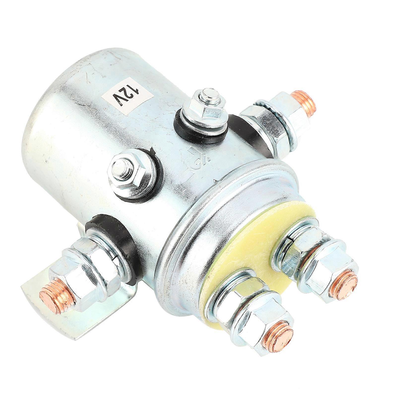 12V 200A Relay Switch Winch Contactor Solenoid Normally Open Contacts Universal for ATV UTV