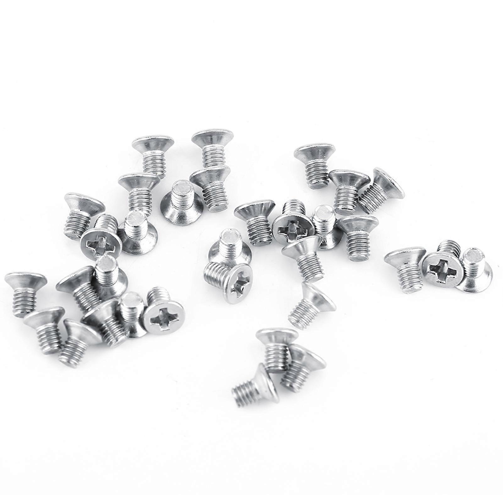 100pcs Bag Flat Head Ss304 Machine Countersunk Screw Bolt Fastener Repair Tool Accessory M3*4