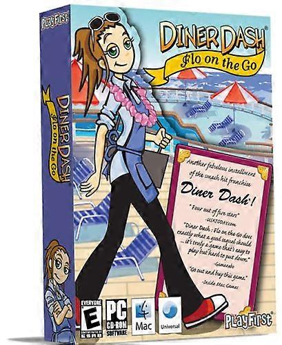 Diner Dash - Flo on the Go - PC CD - New & Sealed