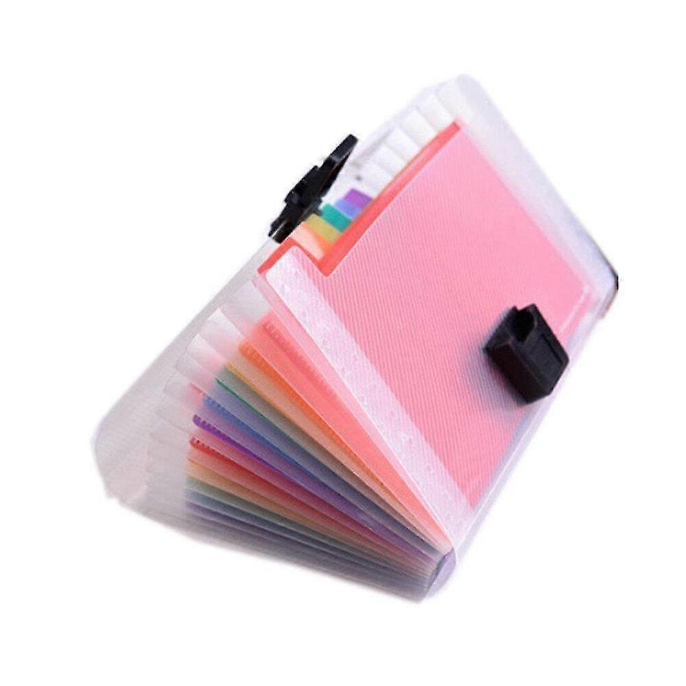 accordion folder pockets expanding organizer file rainbow files
