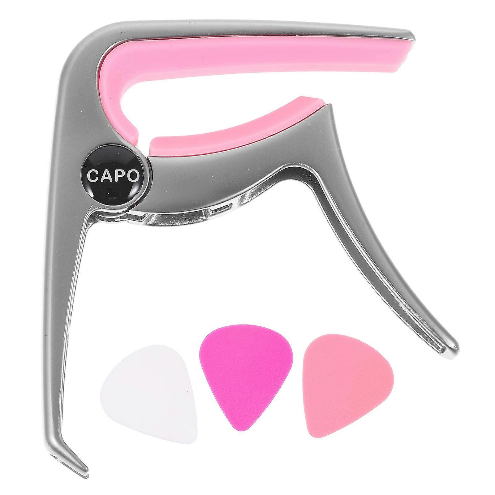 Gitarr Capo Gitarr Clamp Stämapparat Gitarrklämma Elgitarr Capo Akustisk Gitarr Klämma